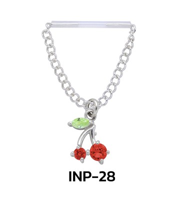 Sweet Cherry Invisible Nipple Piercing INP-28